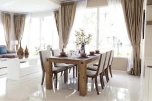An Elegant Dining Room Makeover Starts With Solid Wood Furniture